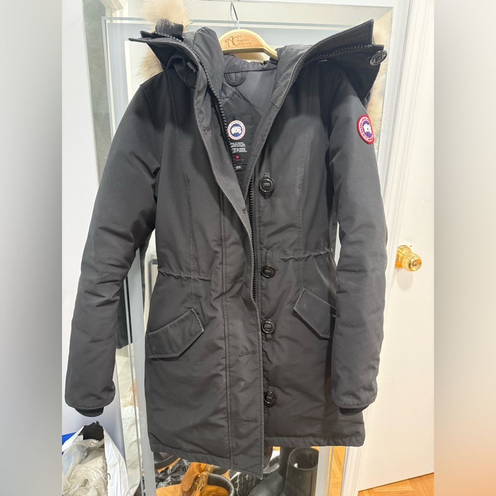 Canada Goose Women’s Rossclair Parka  - Black Size XS